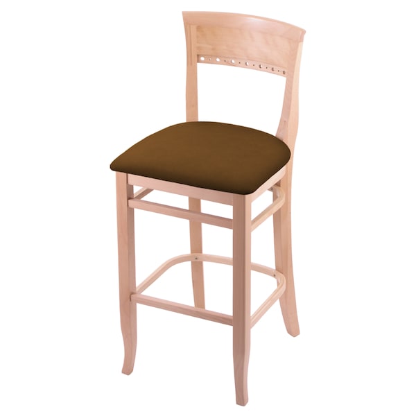 25" Counter Stool, Natural Finish, Canter Thatch Seat